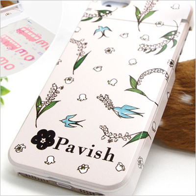 Pavish Patternを使って作ったiPhoneケース(13輪のすずらん)