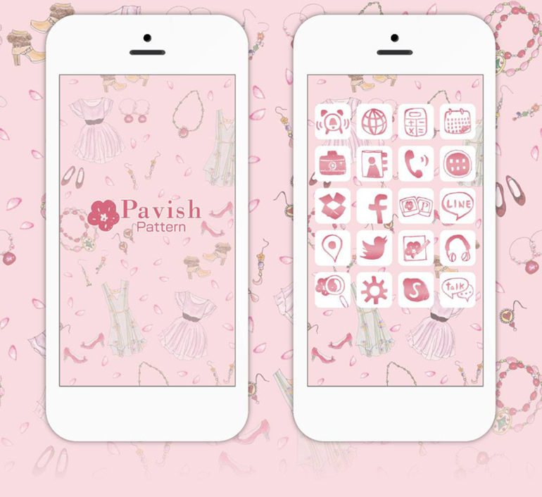 ピンクの幸せ(恋愛運アップ)　Pavish Pattern