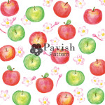 りんごとその花のパターン柄【Pavish Pattern】