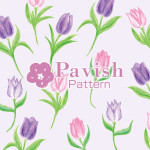 チューリップのパターン【Pavish Pattern】