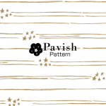 流れ星パターン ゴールド【Pavish Pattern】