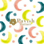 月のパターン(総柄)【Pavish Pattern】