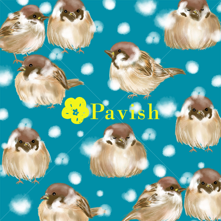 ふくら雀のパターン【Pavish Pattern】